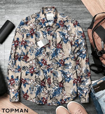T0PMAN Floral Shirts