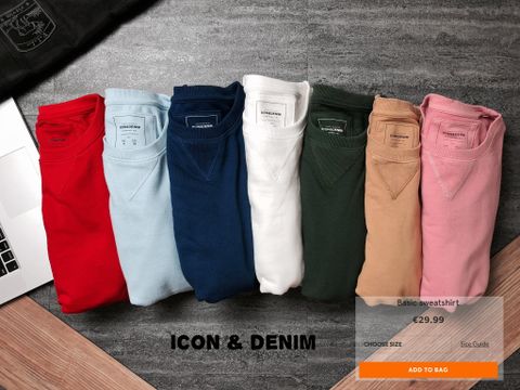 Sweatshirt Icon & Denim