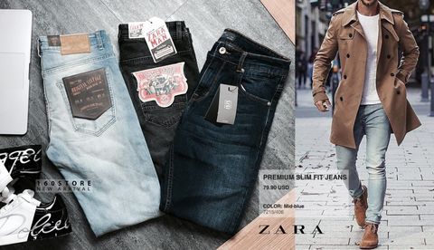 Z.A.R.A Vintage Slim Fit Jeans