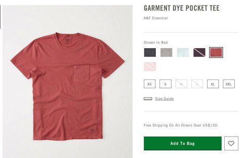 A.&.F Wash T-Shirts