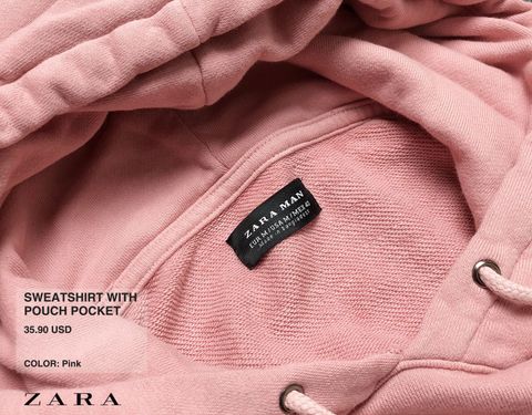 ZRA Pouch Pocket Hoodies