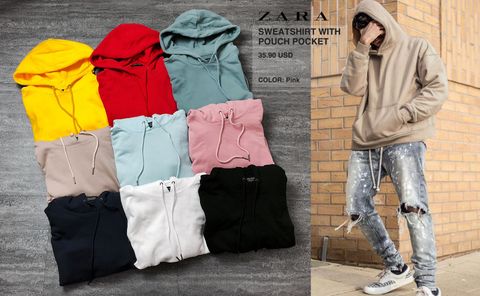ZRA Pouch Pocket Hoodies