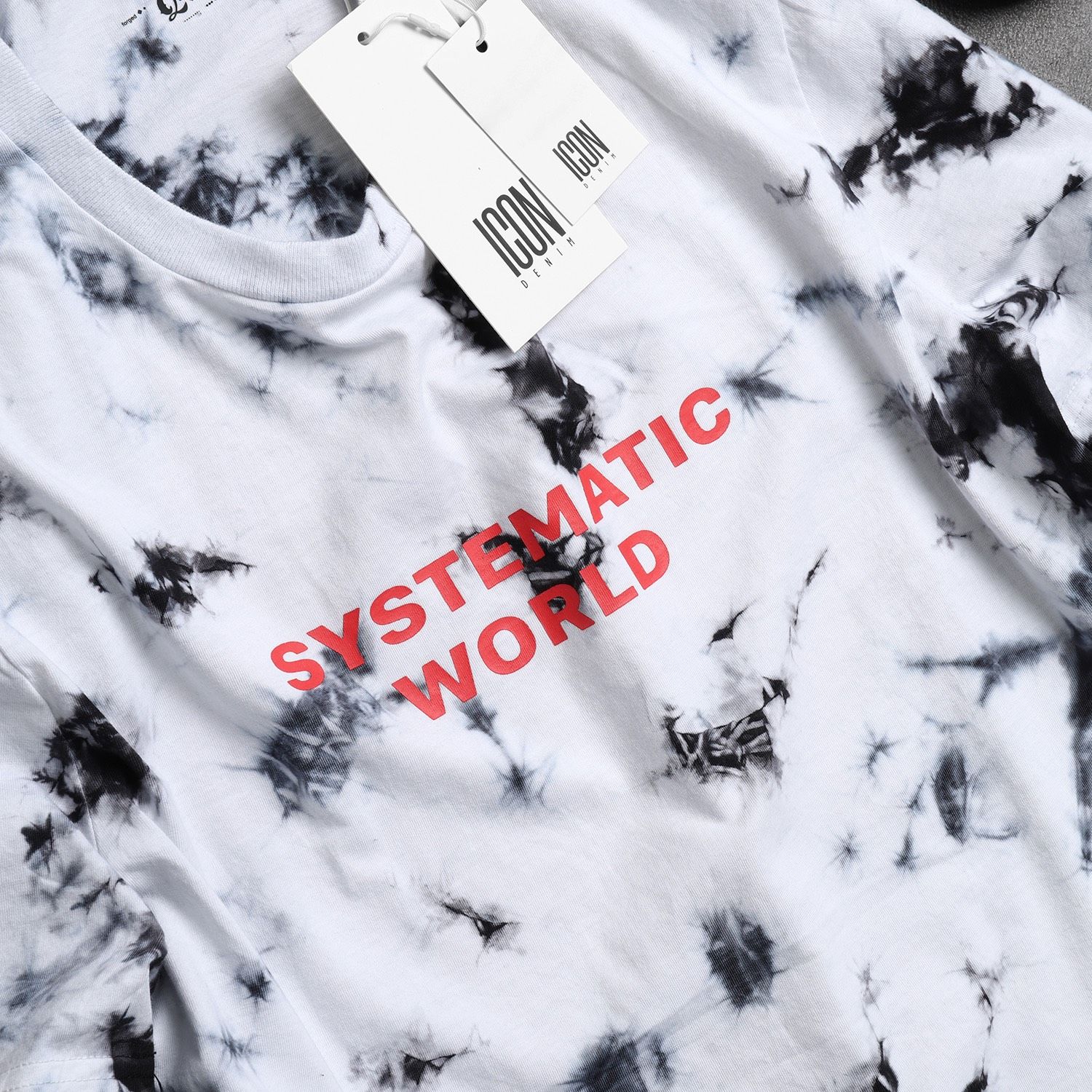 Áo thun ICON DENIM wash