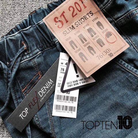T0PTEN Soft-denim Shorts
