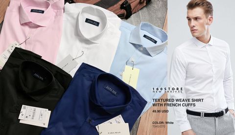 ZRA Textured Weave Shirts