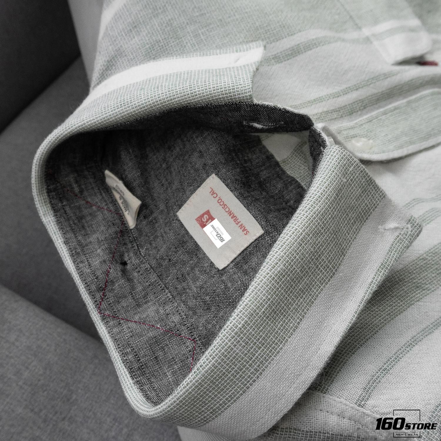 Áo sơmi L.VIS linen ss20
