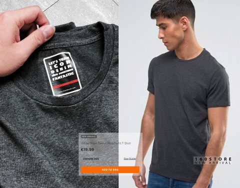 Icon & Denim Short Sleeve Muscle Fit T-Shirts