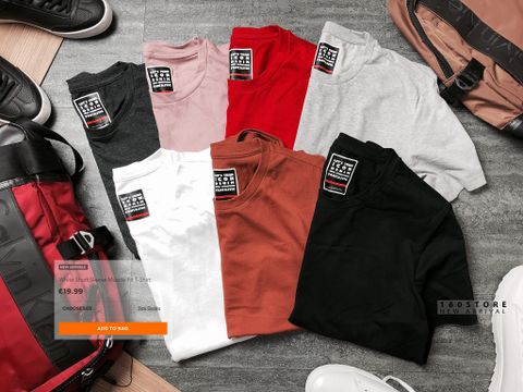Icon & Denim Short Sleeve Muscle Fit T-Shirts