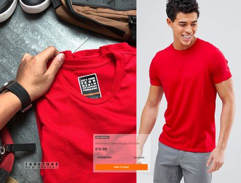 Icon & Denim Short Sleeve Muscle Fit T-Shirts
