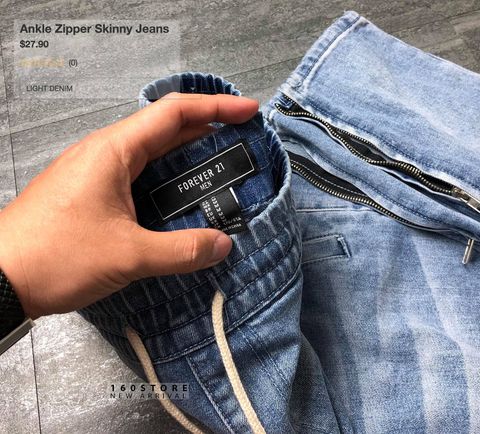 F.21 Ankle Zipper Skinny Jeans