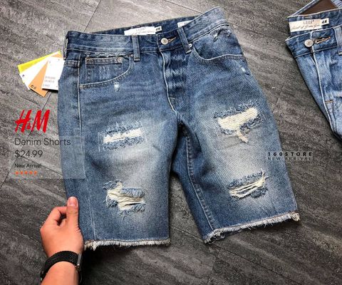 H.M Shorts With Rips