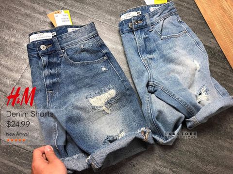H.M Shorts With Rips