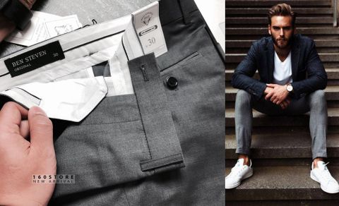 BEN.STEVEN Cropped Trousers