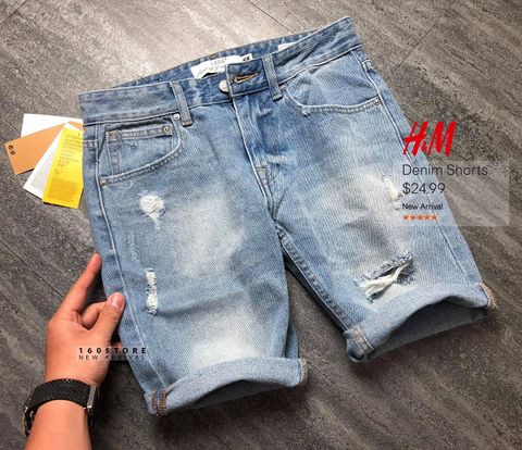 H.M Shorts With Rips