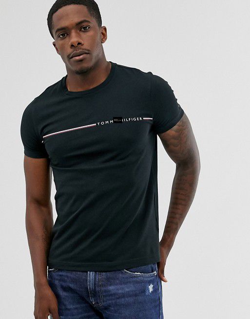 Áo thun T.MY small chest stripe logo