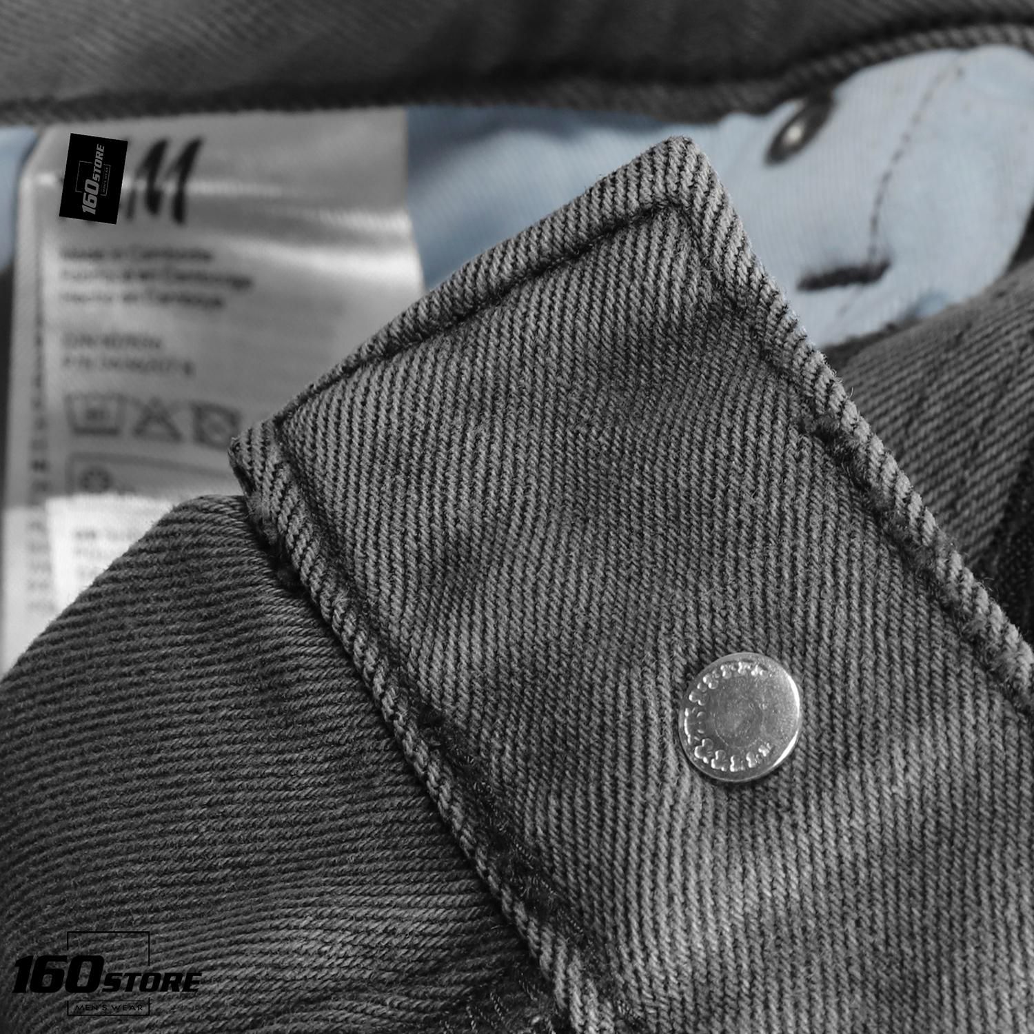 Quần jean H.M gray slim-fit