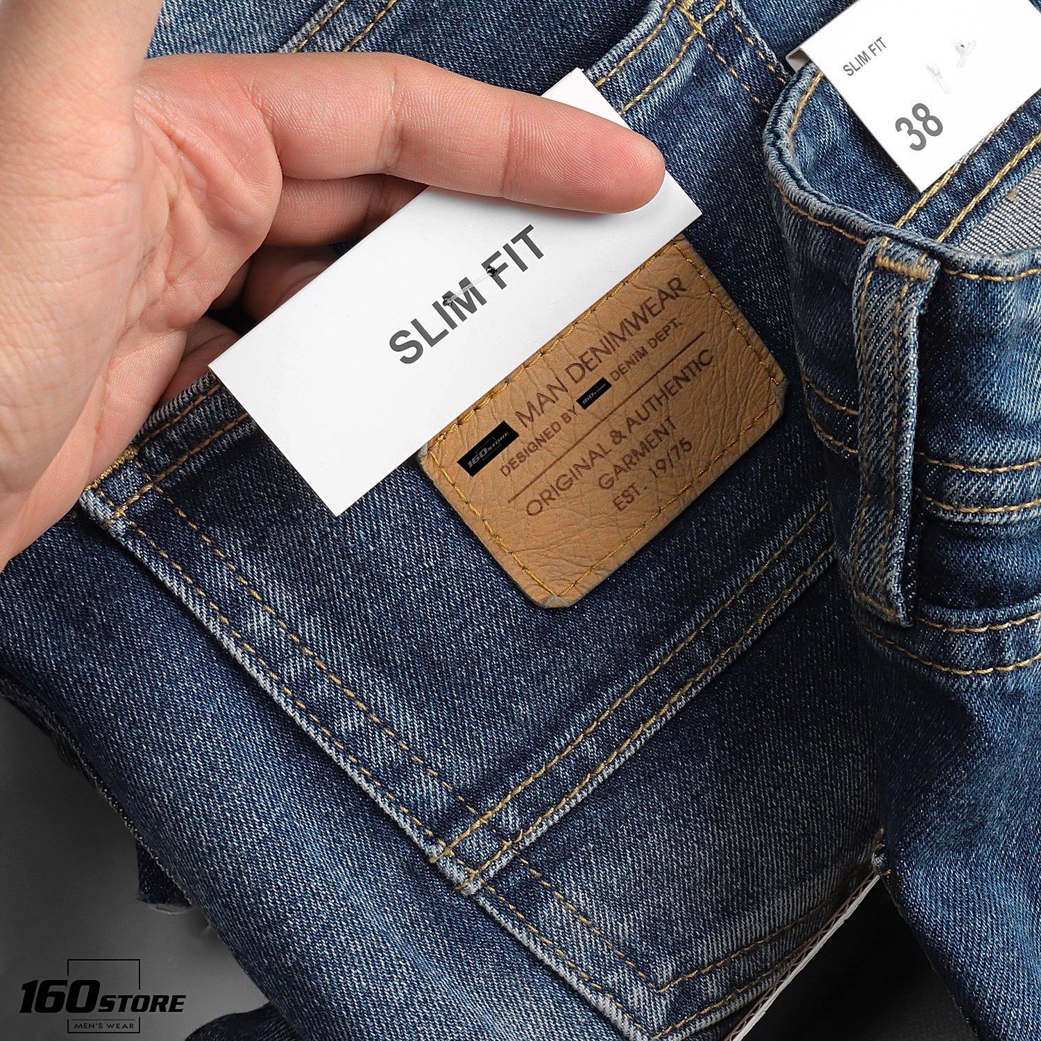 Quần jean ZRA Ripped slim fit