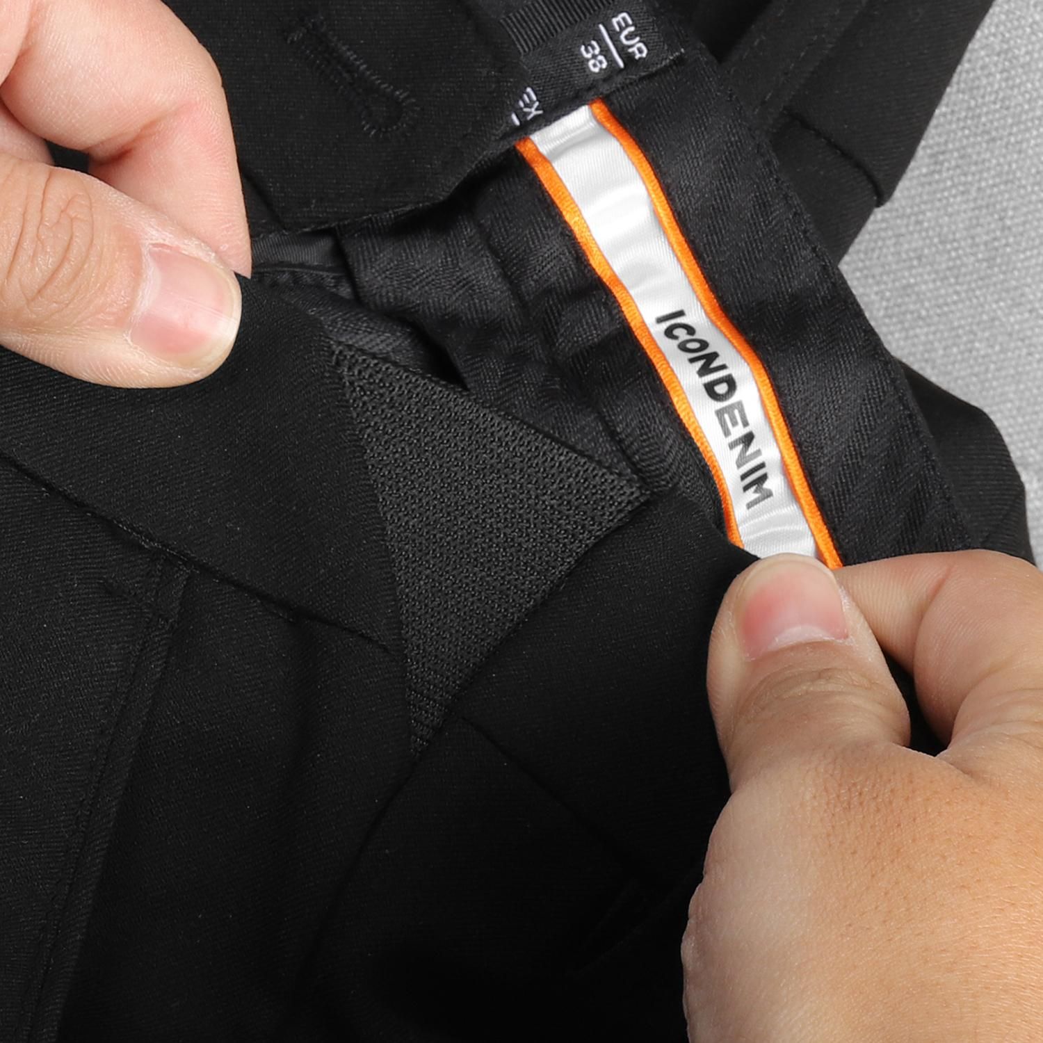 Quần tây ICON DENIM black slim