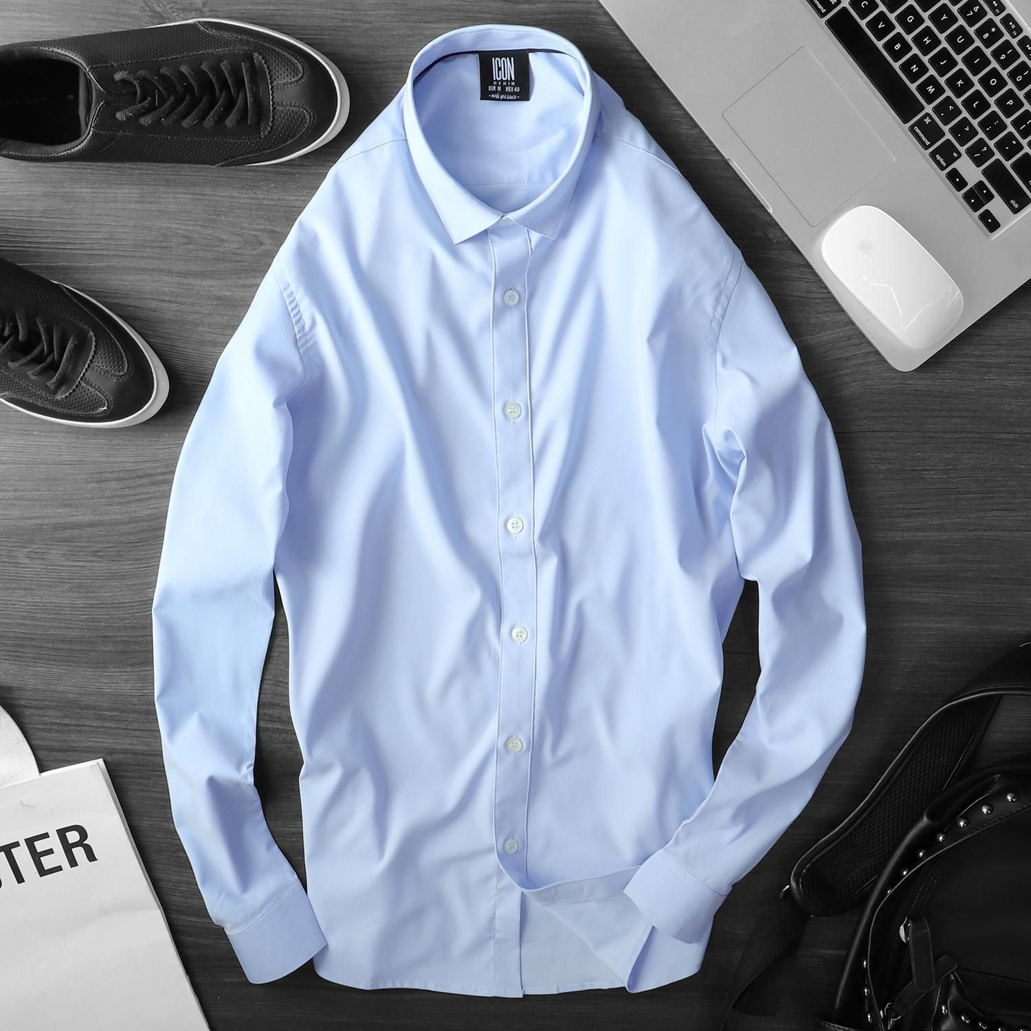 Áo sơmi tay dài ICON DENIM Slim
