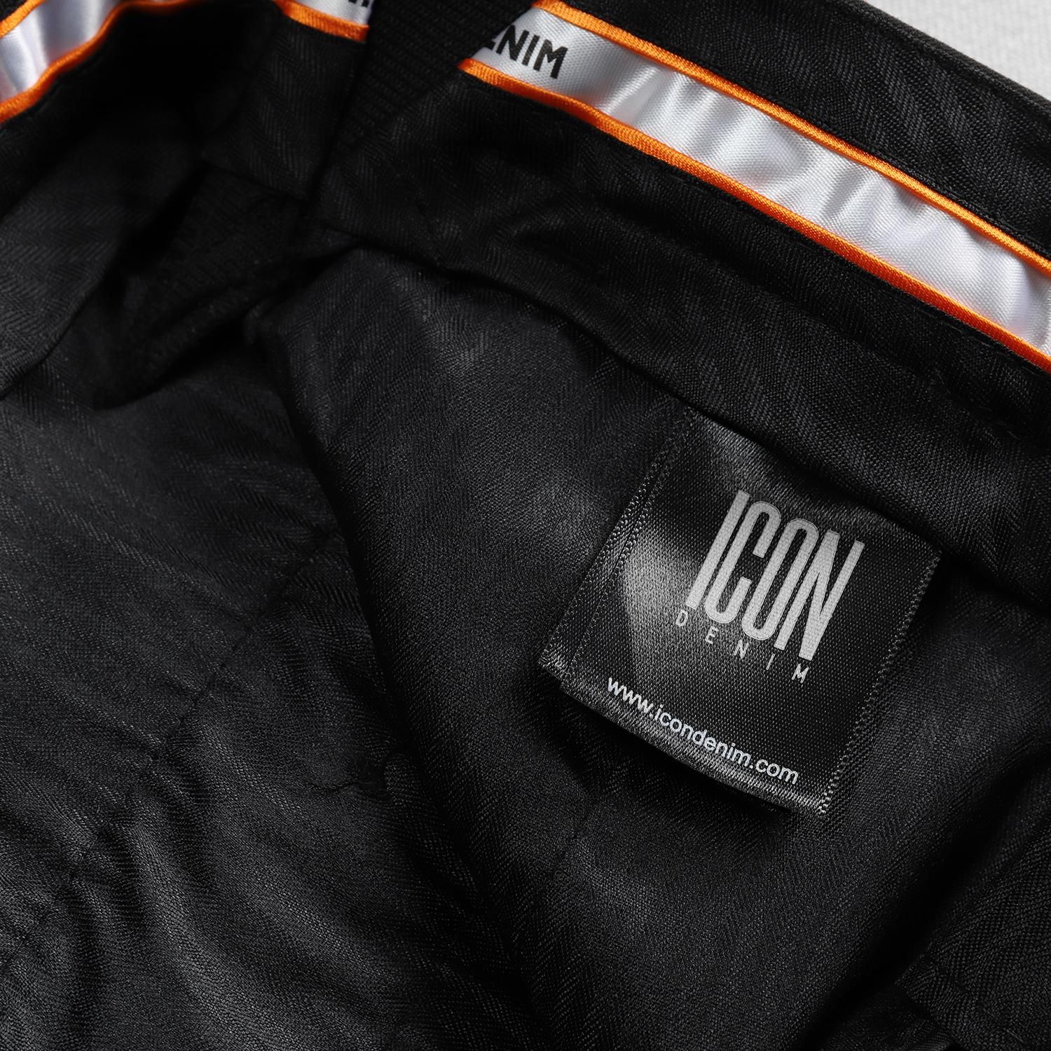 Quần tây ICON DENIM black slim