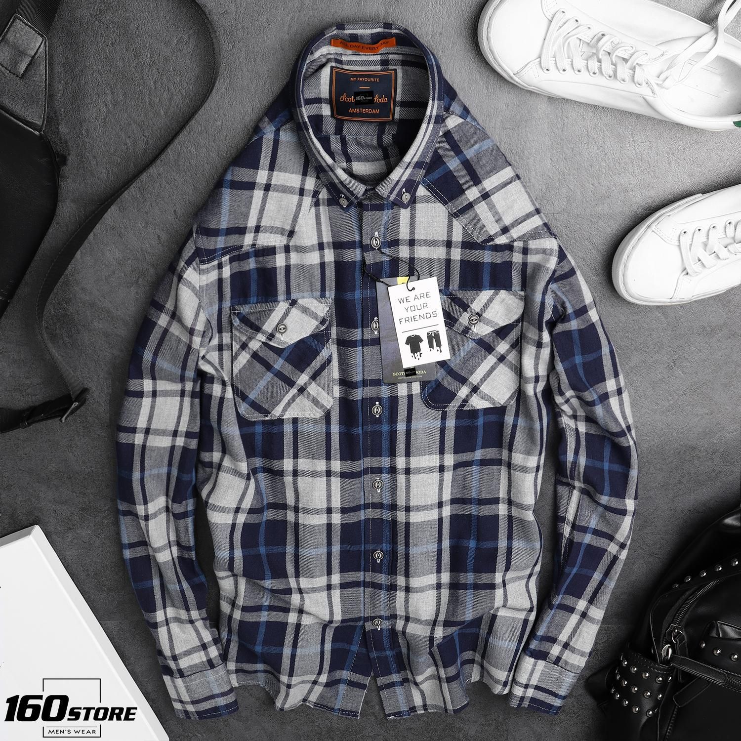 Áo sơmi S.S0DA flannel