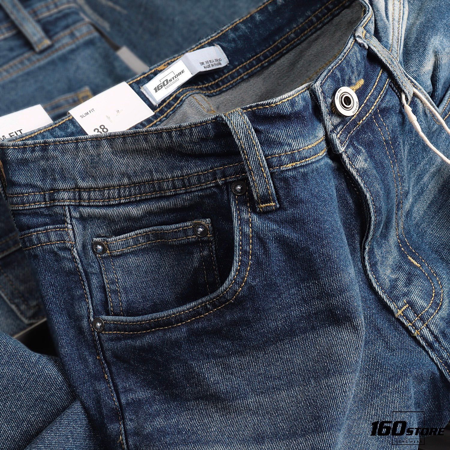Quần jean ZRA Ripped slim fit