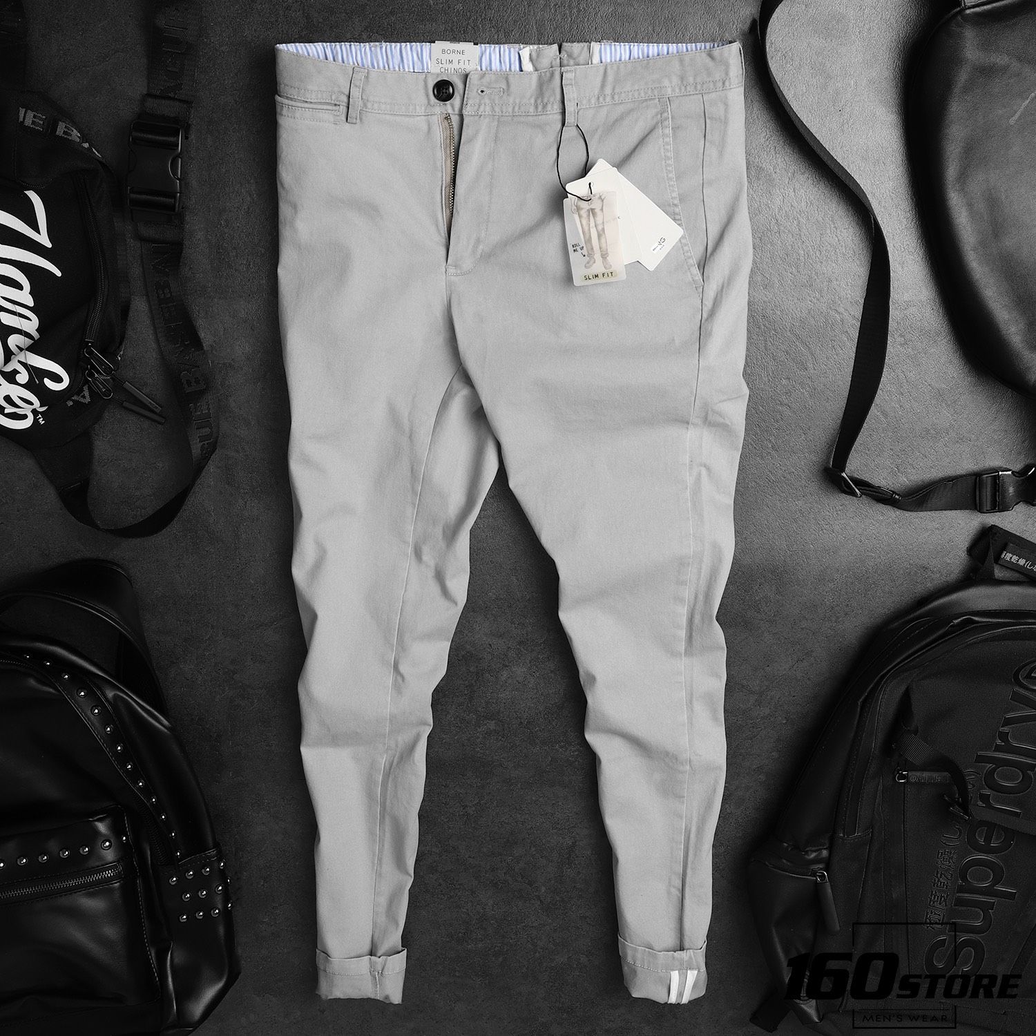 Quần kaki M.N.G borne slim fit