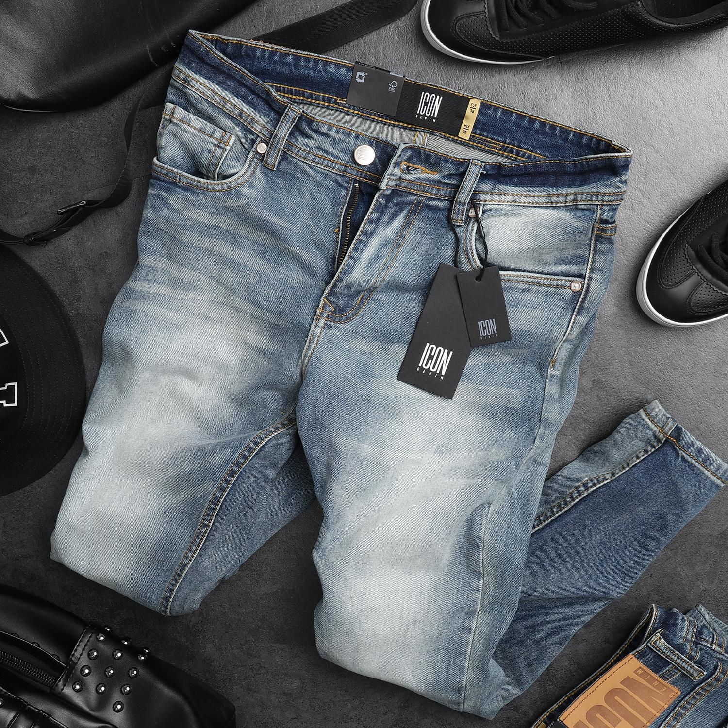Quần jean ICON DENIM wash skinny
