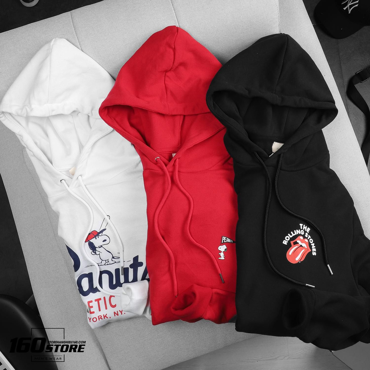 Hoodie H.M printed
