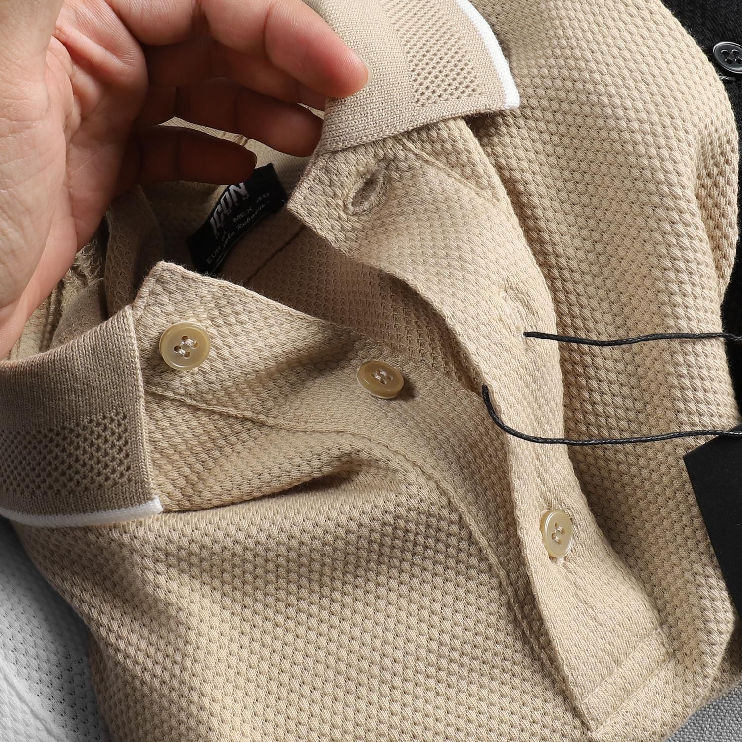 Áo polo ICON DENIM stripe