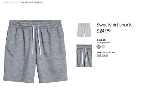 H.M Sweatshirt Shorts