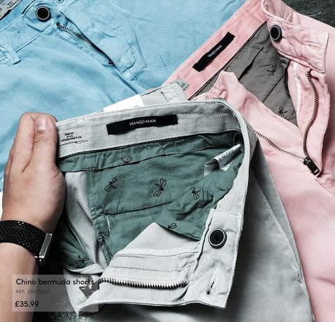 MNG Chino Bermuda Shorts