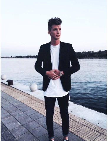 Icon & Denim Long T-Shirt With Zip