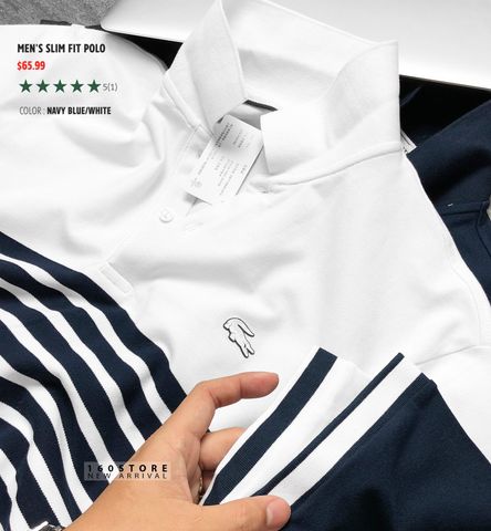 LCST Stripped SLim Fit Polos