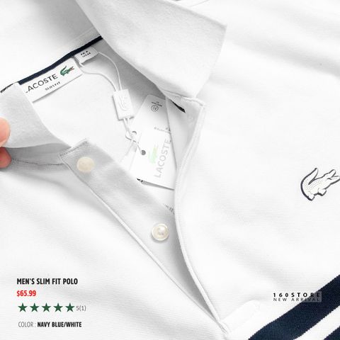 LCST Stripped SLim Fit Polos