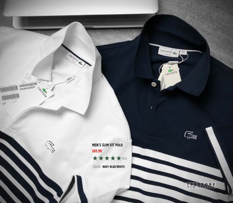 LCST Stripped SLim Fit Polos
