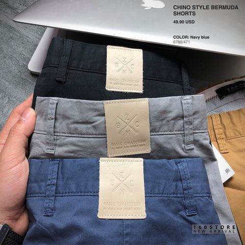 ZRA Chino Style Bermuda Shorts