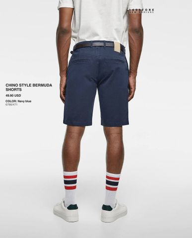 ZRA Chino Style Bermuda Shorts