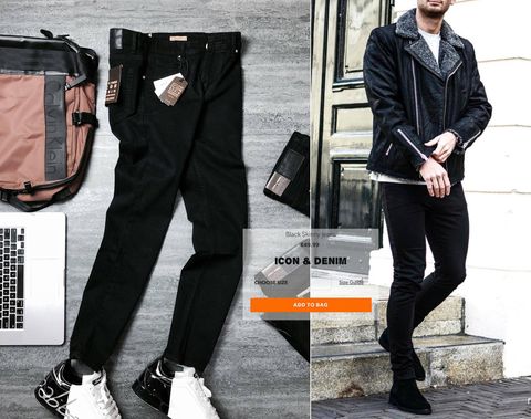 Icon & Denim Black Skinny Jeans