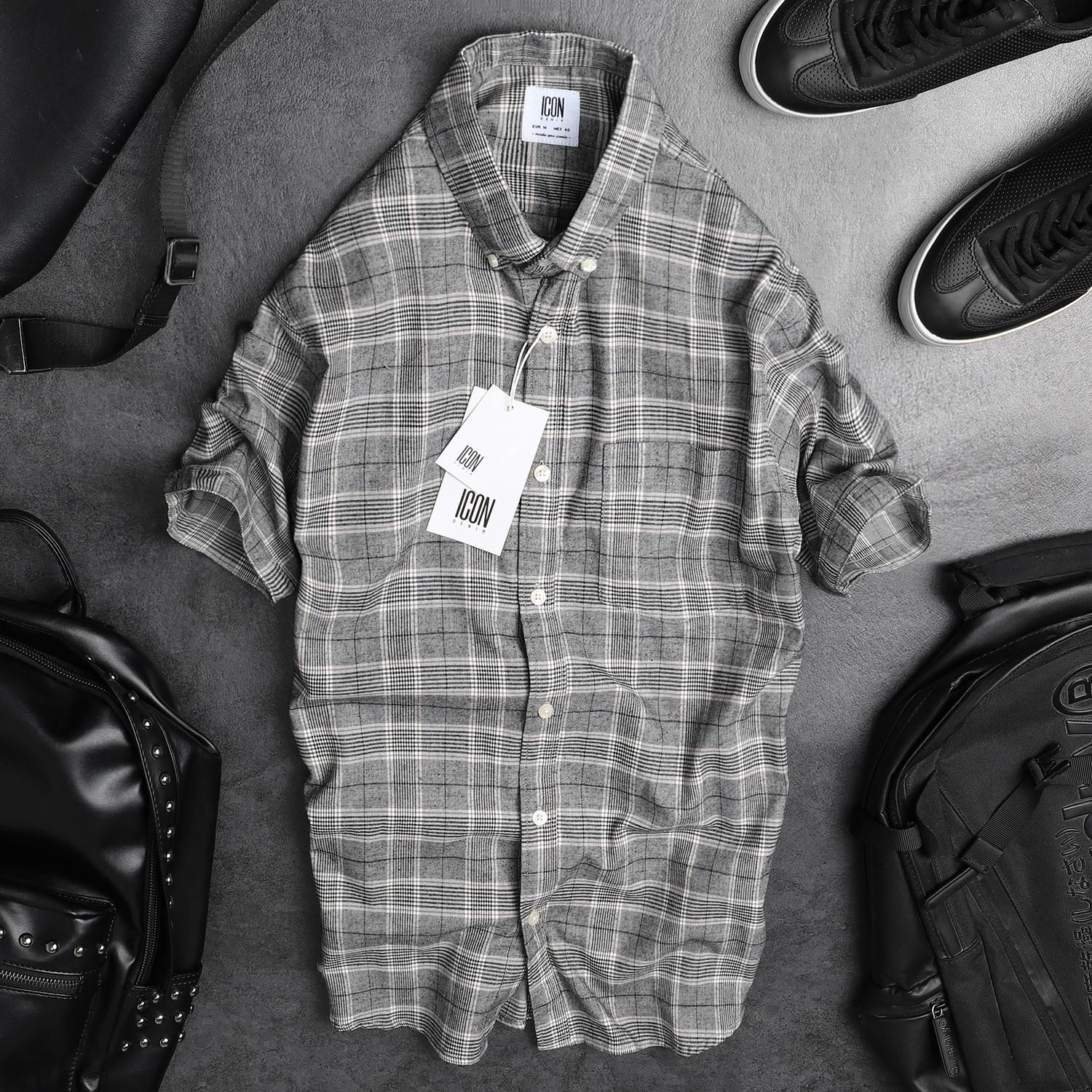 Áo sơmi ICON DENIM flannel (TN) v1