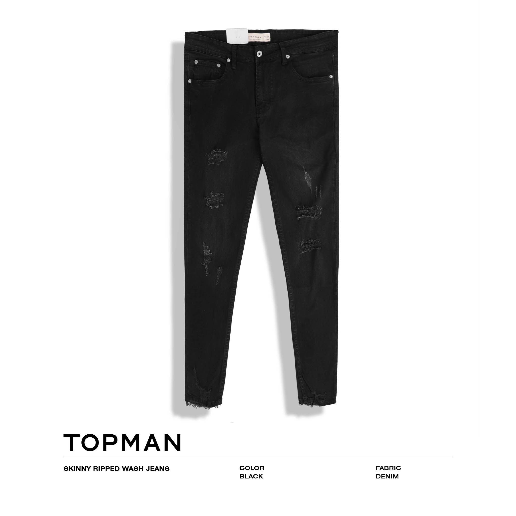Quần jeans T.MAN skinny rách