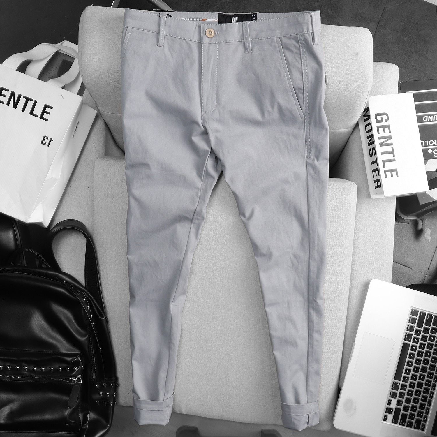 Quần kaki ICON DENIM slim ss20