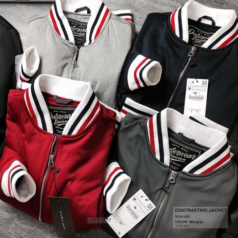 ZRA Contrasting Jacket