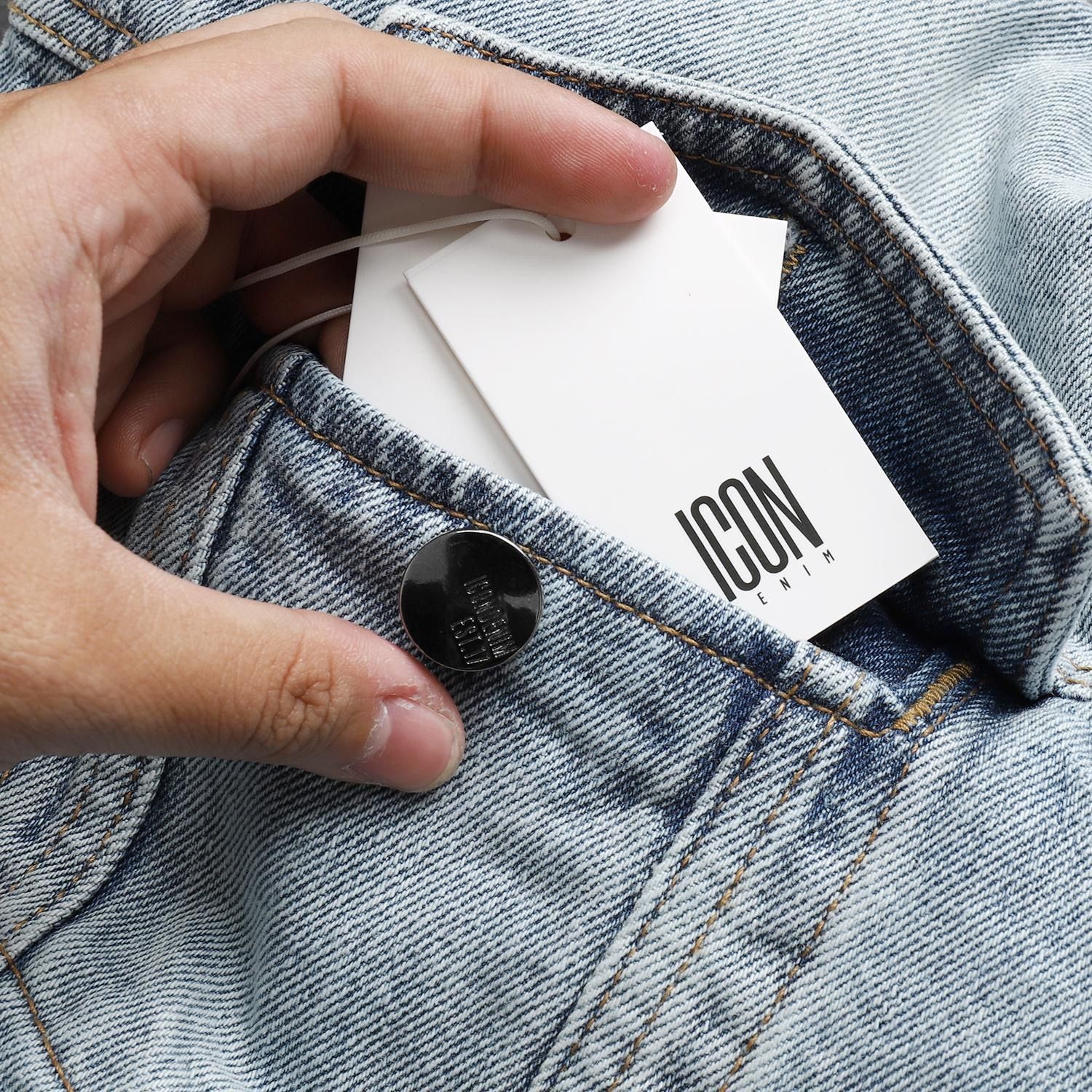 Áo khoác jean ICON DENIM Bleach washed