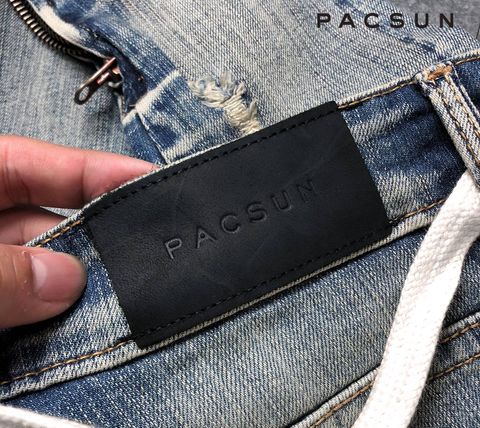 PAC.SUN Dirty Skinny Ripped Jeans with zip