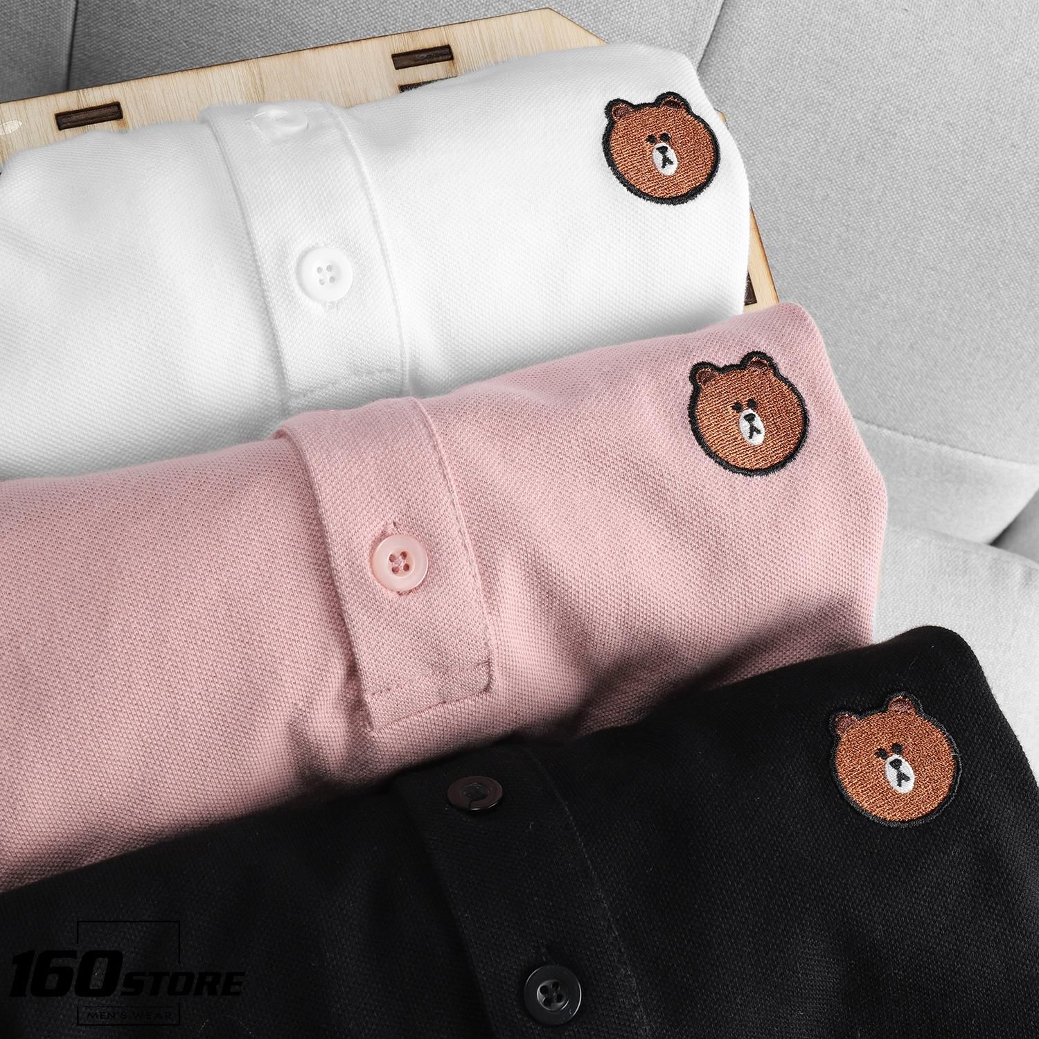 Áo polo P.B x Brown and Cony