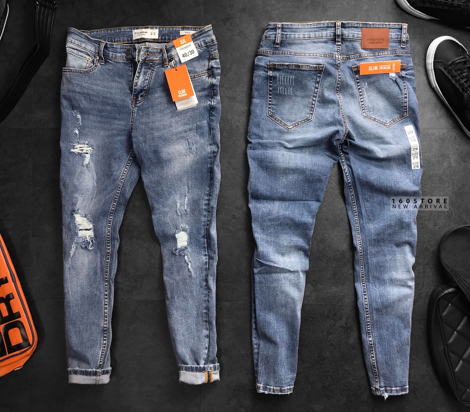 P.B Ripped Slim Jeans