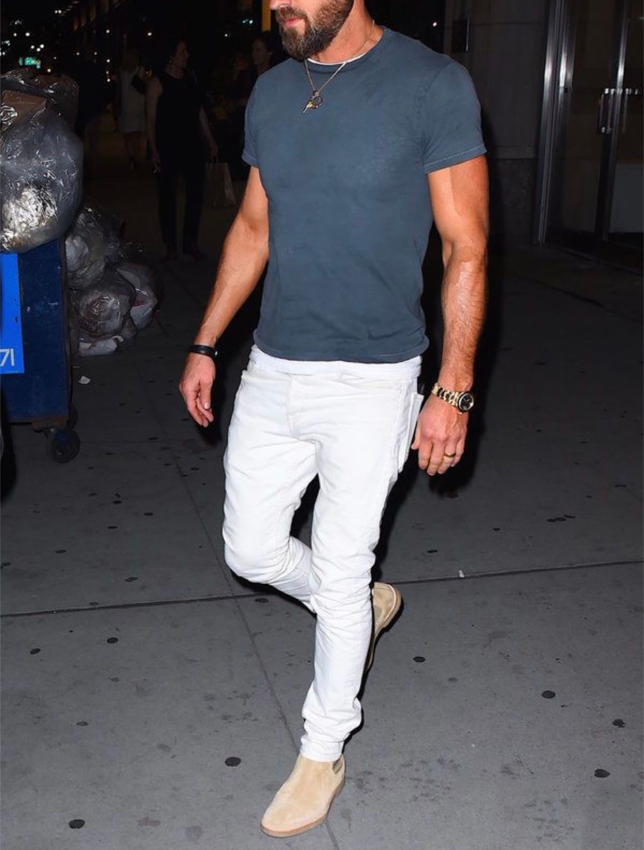 Quần jeans BOUTON white skinny