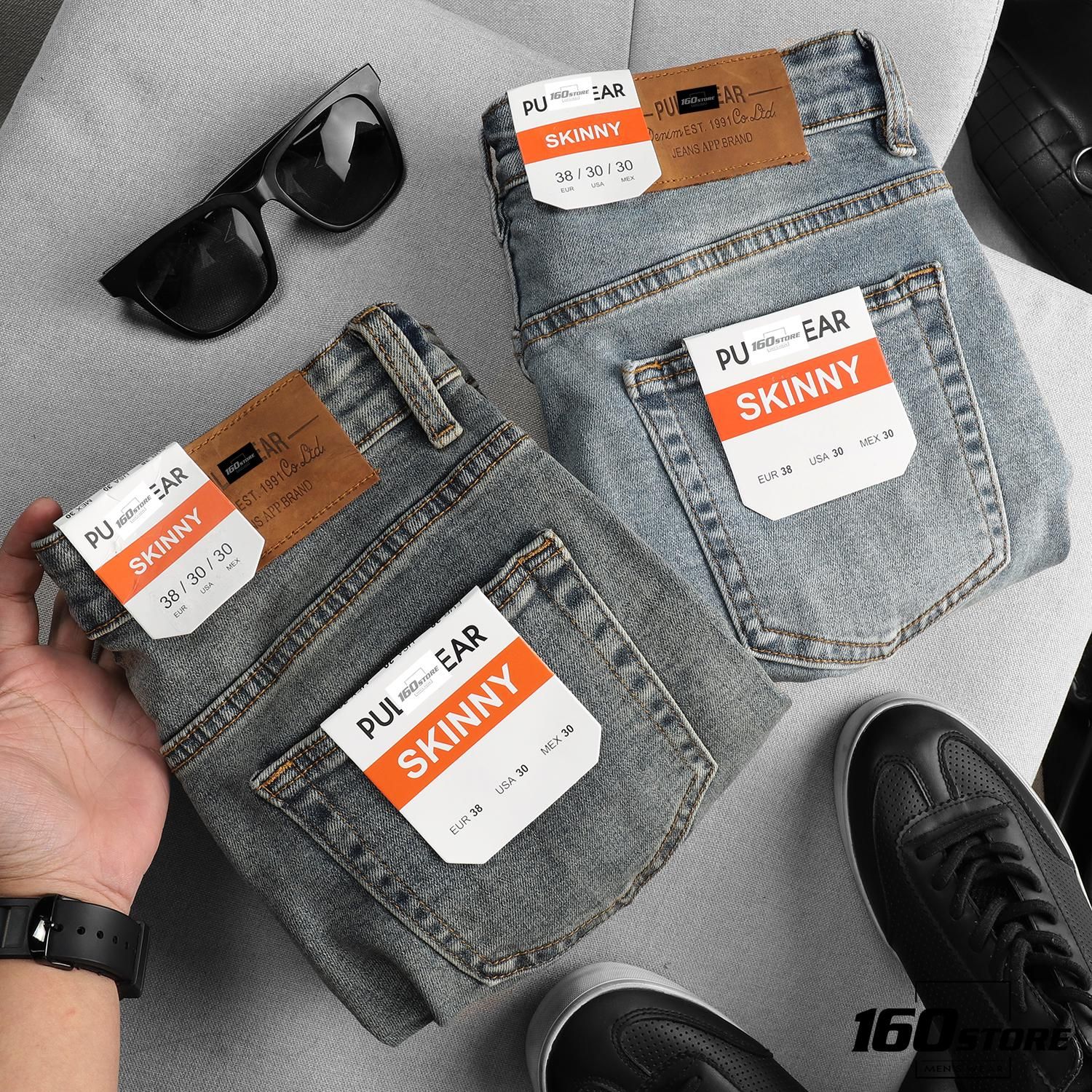 Quần short jean P.B dark blue