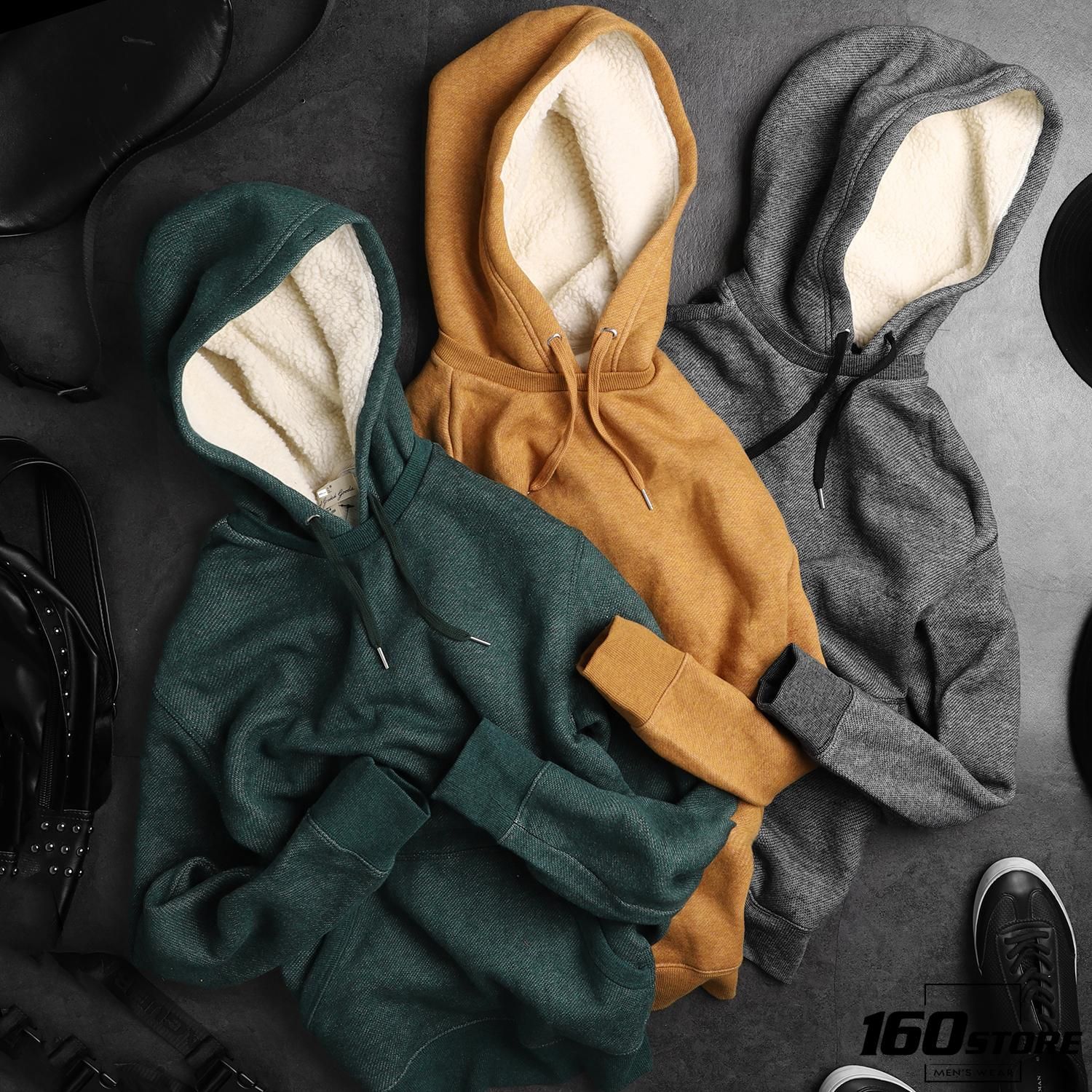 Hoodie H.M lót lông